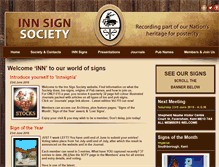 Tablet Screenshot of innsignsociety.com
